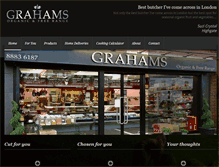 Tablet Screenshot of grahamsbutchers.com